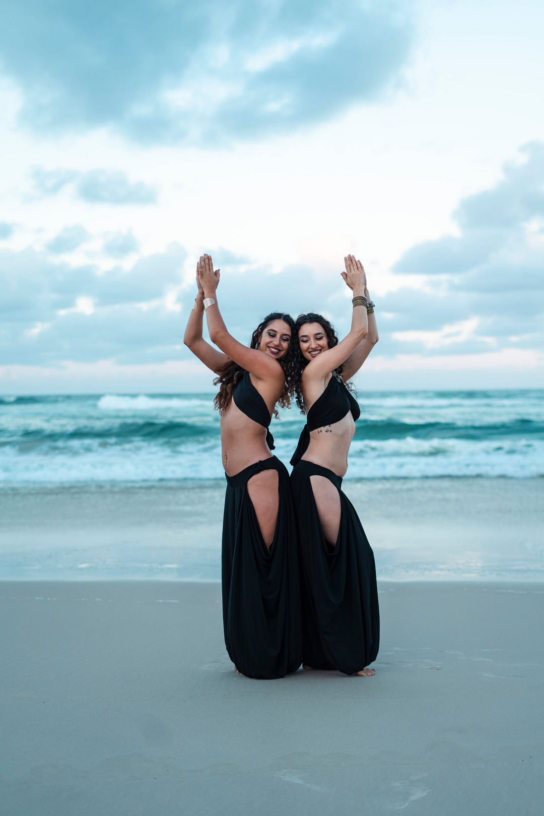 Serpentine Belly Dance Slit Pantaloons