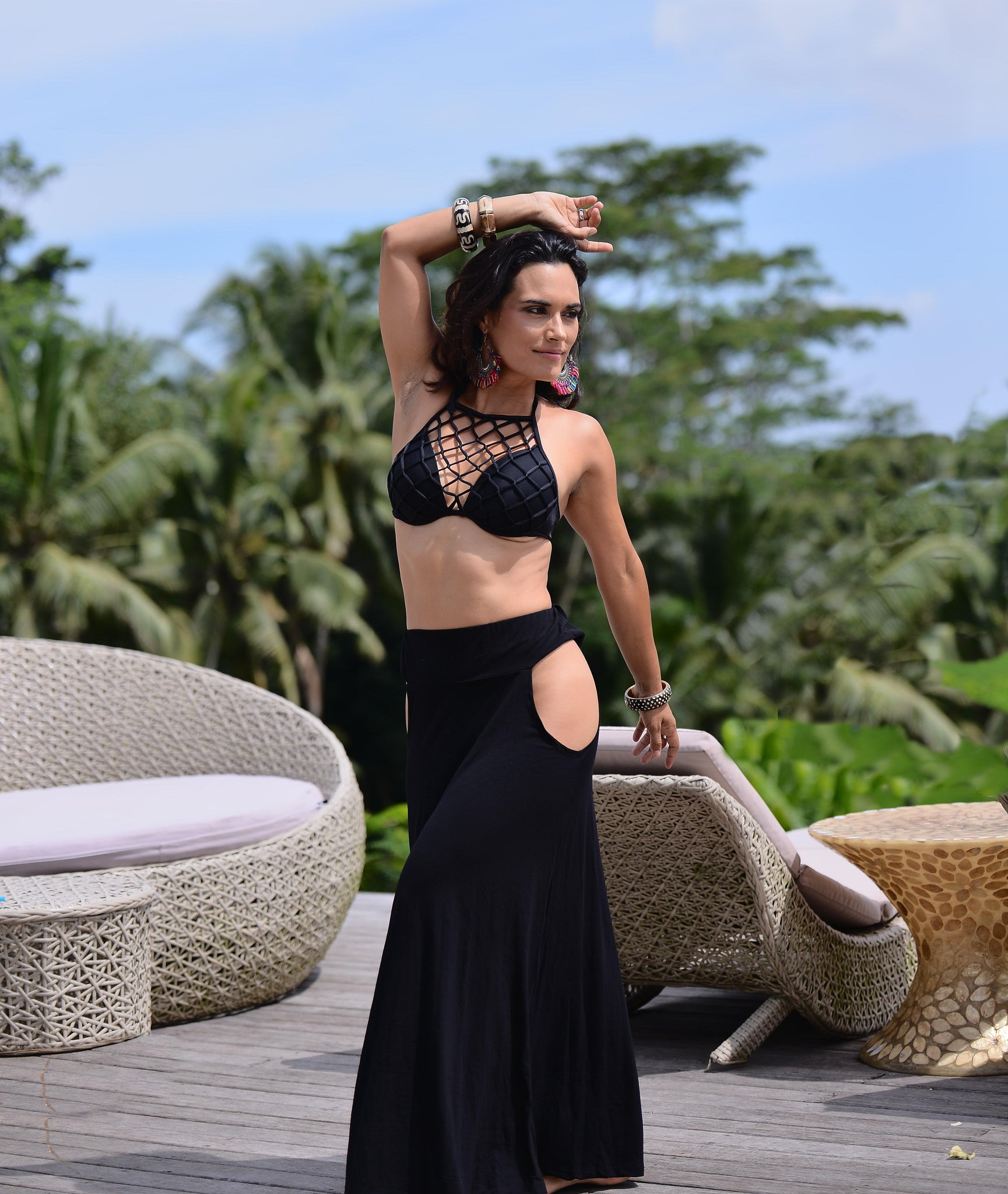 Tribal fusion Belly Dance skirt