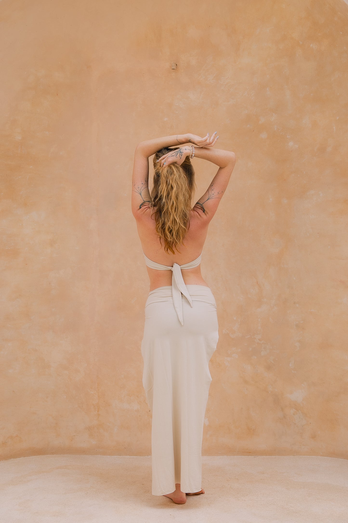 Aset Double Split Skirt - Moonstone
