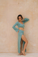 Aset Double Split Skirt - Kayanite