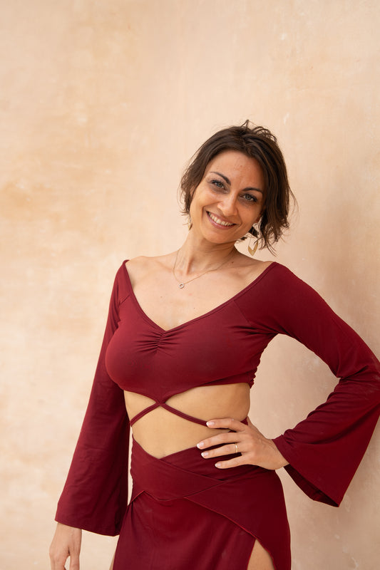 Akira Top - Deep Rose