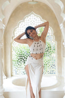 Boho Chained Halter Top - Moonstone