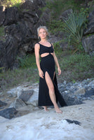 Luna Dress - Obsidian Black