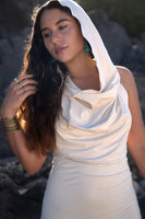 Hooded Double Spit Dress