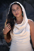 Hooded Double Spit Dress