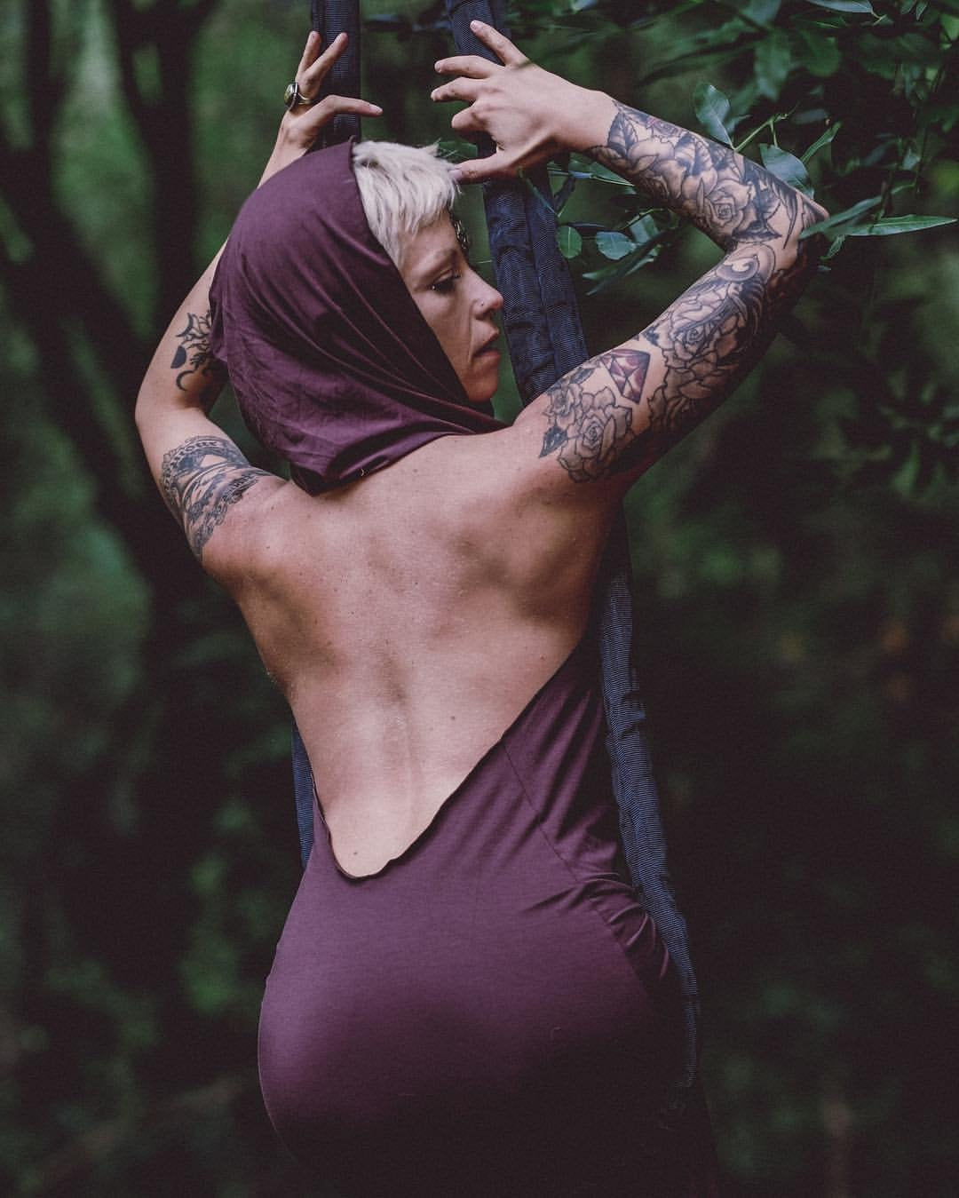 Hooded Dancing Dakini Dress - Amethyst