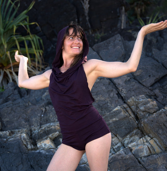 Festival Romper, Jumpsuit - Amethyst