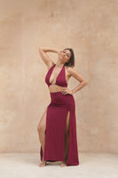 Isis Skirt-  Deep Rose