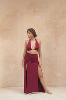 Isis Skirt-  Deep Rose