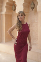 Asatara Dress - Deep Rose