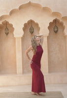 Asatara Dress - Deep Rose