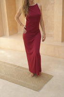 Asatara Dress - Deep Rose