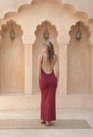 Asatara Dress - Deep Rose