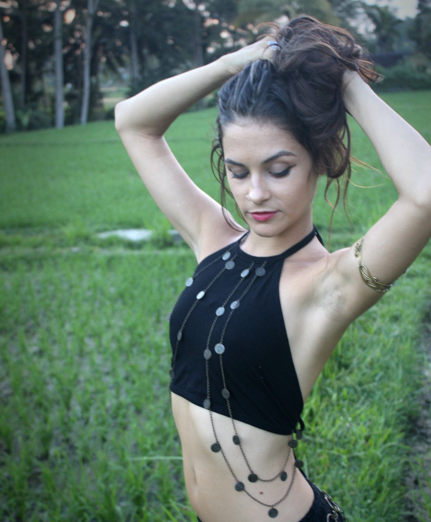 Boho Gypsy Chained Halter Top - Dancing Dakini Designs