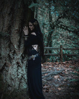 Hooded Dancing Dakini Dress - Black Obsidian - Dancing Dakini Designs