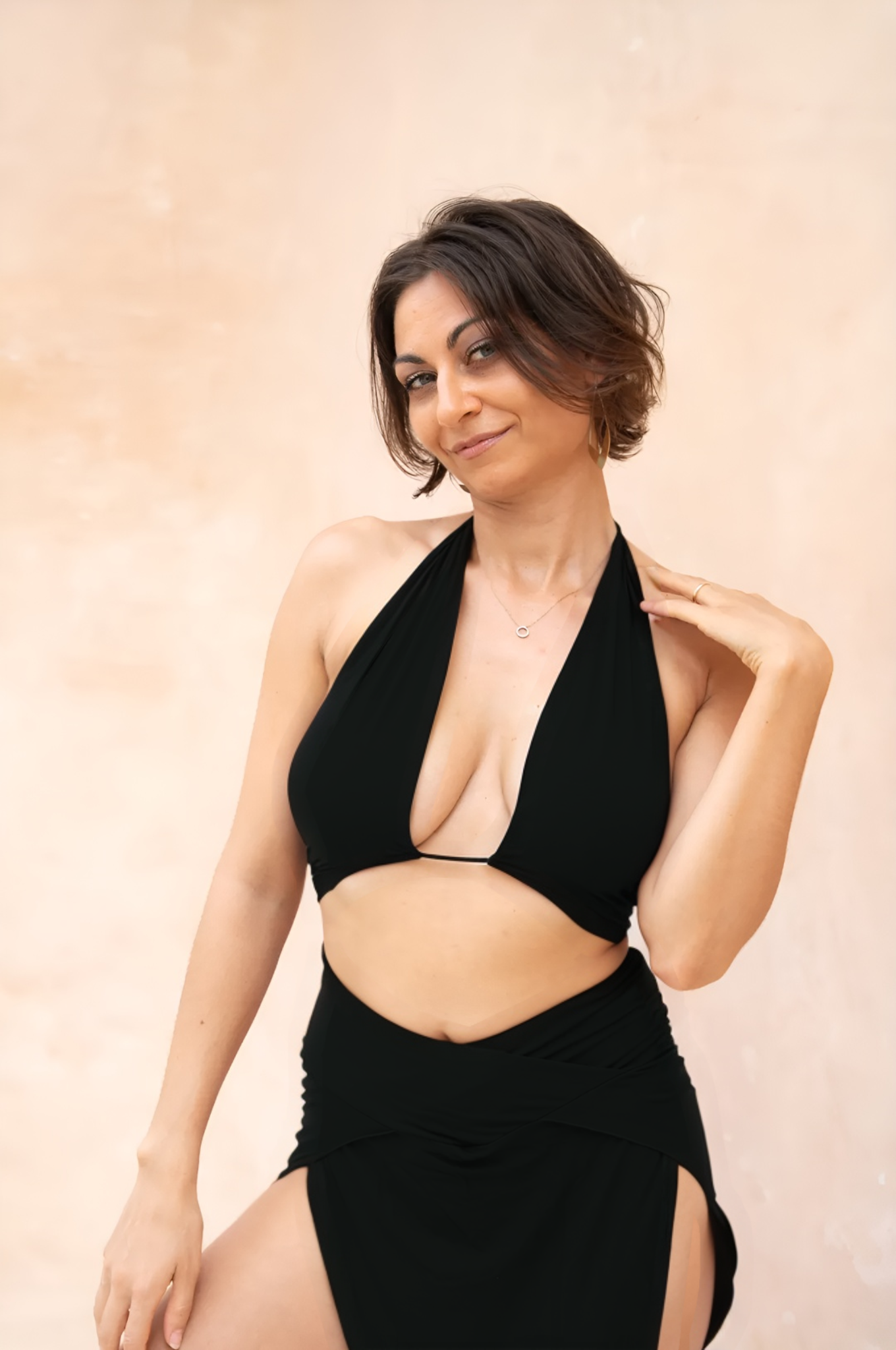 Sita 3-way top - Obsidian