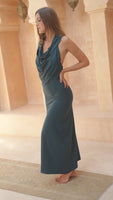 Hooded Dancing Dakini Dress - Teal