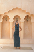 Hooded Dancing Dakini Dress - Teal