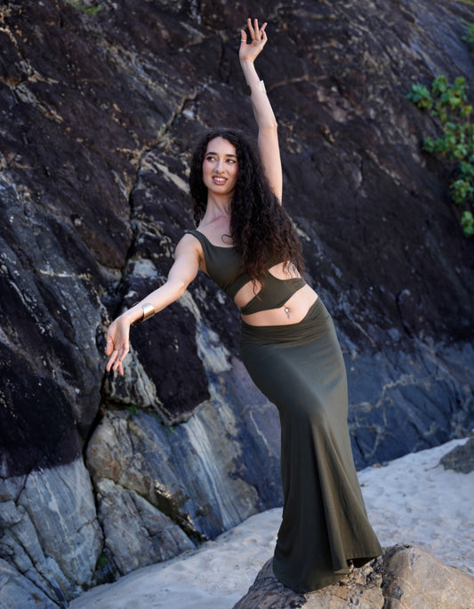 Celestia V Skirt - Jade