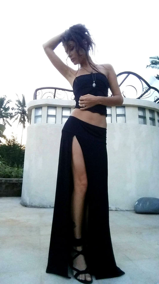 Single Slit Skirt - Dancing Dakini Designs